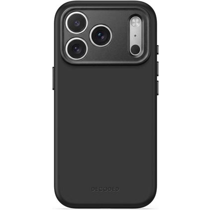 Decoded AntiMicrobial iPhone 18 Pro Max Silikon MagSafe Hülle Backcover - Schwarz
