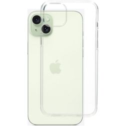 Mobiparts Classic Durchsichtig iPhone 15 Plus Hülle Flexibles TPU Backcover - Transparent