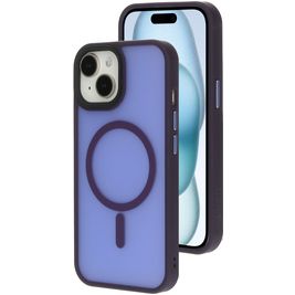 Mobiparts Hardcover iPhone 15 MagSafe Hülle Hardcase Backcover - Satin Purple