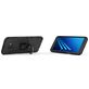 Mobigear Armor Ring Samsung Galaxy J6 Plus Hülle Hardcase Backcover Stoßfest mit Ringhalter - Schwarz