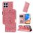 Mobigear Sunflower HONOR X8 Hülle Klapphülle Geldbörse - Magenta
