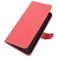 Mobigear Classic LG K51s Hülle Klapphülle Geldbörse - Rot