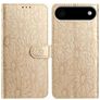 Mobigear Flowers iPhone Air Hülle Klapphülle Geldbörse - Gold
