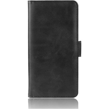 Mobigear Slim Magnet OnePlus 7T Hülle Klapphülle Geldbörse - Schwarz