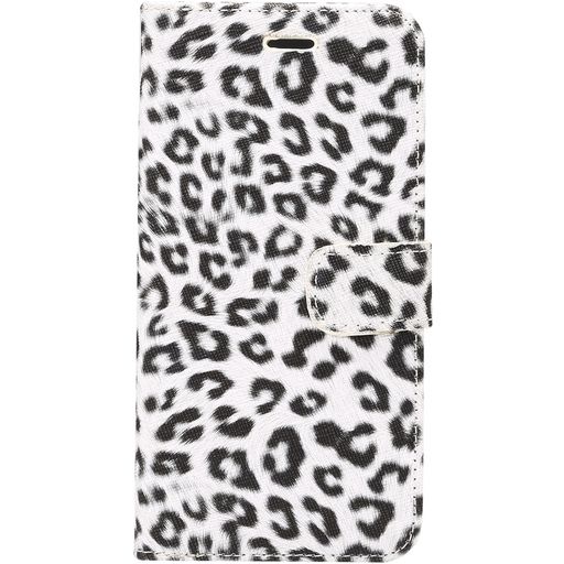 Mobigear Leopard Samsung Galaxy S9 Plus Hülle Klapphülle Geldbörse - Weiß