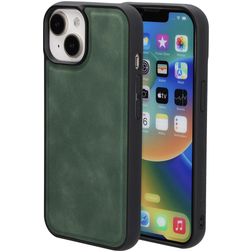 Mobiparts Classic iPhone 14 MagSafe Hülle TPU,Kunstleder Backcover - Emerald Green