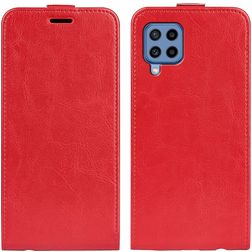 Mobigear Samsung Galaxy M22 Hülle Flipcase - Rot