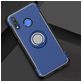Mobigear Armor Ring Huawei Nova 3 Hülle Hardcase Backcover Stoßfest mit Ringhalter - Blau