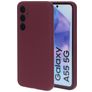 Mobiparts Samsung Galaxy A55 Silikon Hülle Backcover - Plum Red