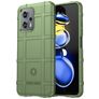 Mobigear Rugged Shield POCO X4 GT Hülle Flexibles TPU Backcover Stoßfest - Grün