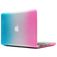 Mobigear Rainbow Matte MacBook Pro 15 Zoll (2008-2012) Hardcase Hülle MacBook Case - Blau / Pink - Model A1286