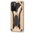 Mobigear Armor Stand Xiaomi Redmi Note 11T Hülle Hardcase Backcover Stoßfest mit Ständer - Gold