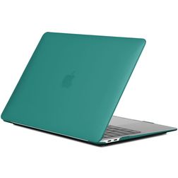 Mobigear Matte MacBook Air 13 Zoll (2018-2020) Hardcase Hülle MacBook Case - Dunkelgrün - Model A1932 / A2179 / A2337