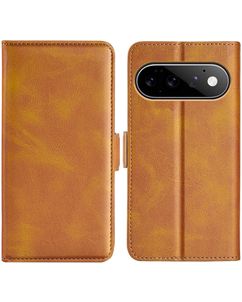 Mobigear Slim Magnet Google Pixel 11 Pro Hülle Klapphülle Geldbörse - Cognac