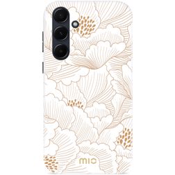 MIO Samsung Galaxy A55 MagSafe Hülle Hardcase Backcover - White Roses