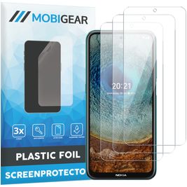 Mobigear Nokia X10 Displayschutz Schutzfolie - Hüllenfreundlich (3er Pack)