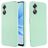 Mobigear Rubber Touch OPPO A17 Silikon Hülle Backcover - Grün