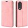 Mobigear Retro Slim HONOR 70 Hülle Klapphülle Geldbörse - Pink