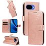 Mobigear Butterfly Google Pixel 10a Hülle Klapphülle Geldbörse - Roségold