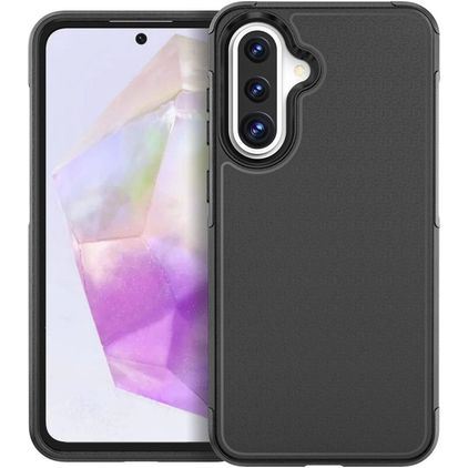 Mobigear Traveller Samsung Galaxy A36 Hülle Hardcase Backcover - Schwarz