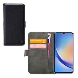 Mobilize Classic Gelly Wallet Samsung Galaxy A34 Hülle Klapphülle Geldbörse - Schwarz