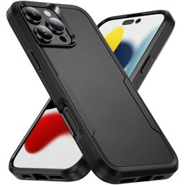 Mobigear Heavy Armor iPhone 16 Pro Hülle Hardcase Backcover Stoßfest - Schwarz