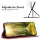Mobigear Rhombus Slim Xiaomi 12T Hülle Klapphülle - Rot
