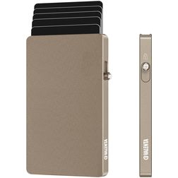 Valenta Cardprotector Aluminium Kartenetui - 7 Karten - MagSafe Kompatibel - Gold