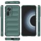 Mobigear Bumpy Xiaomi 12T Hülle Flexibles TPU Backcover - Weinrot