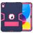 Mobigear ShieldStand iPad 11 (2025) Hülle Kunststoff,Silikon Backcover + Ständer - Pink / Marineblau