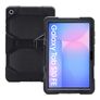Xccess Survivor Essential Samsung Galaxy Tab S10 FE Hülle Kunststoff,Silikon Backcover + Ständer - Schwarz