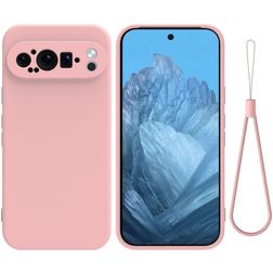 Mobigear Colors Google Pixel 9 Pro Hülle Flexibles TPU Backcover - Pink