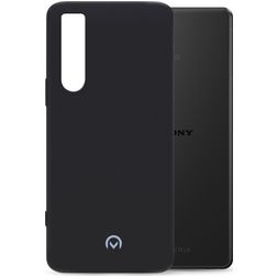 Mobilize Rubber Gelly Sony Xperia 5 IV Hülle Flexibles TPU Backcover - Matt Black