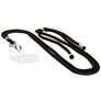 Mobiparts Phonecord Universal-Handykette einstellbar - Schwarz