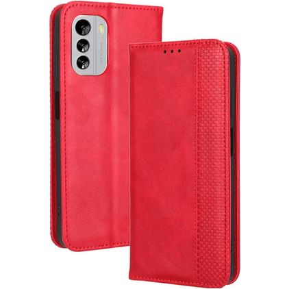 Mobigear Sensation Nokia G60 5G Hülle Klapphülle Geldbörse - Rot