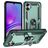 Mobigear Armor Ring Samsung Galaxy A05 Hülle Hardcase Backcover Stoßfest mit Ringhalter - Grün