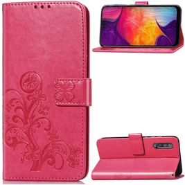 Mobigear Clover Samsung Galaxy A50 Hülle Klapphülle Geldbörse - Pink Mobigear Clover Samsung Galaxy A50 Hülle Klapphülle Geldbörse - Pink