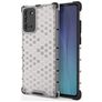 Mobigear Honeycomb Samsung Galaxy Note 20 Hülle Hardcase Backcover Stoßfest - Grau