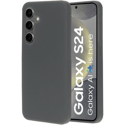 Mobiparts Samsung Galaxy S24 Silikon Hülle Backcover - Urban Grey