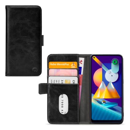 Mobilize Elite Gelly Samsung Galaxy M11 Klapphülle - Schwarz
