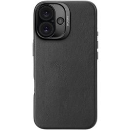 Decoded iPhone 16 MagSafe Hülle Echtes Leder Backcover - Schwarz