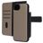 Mobiparts iPhone 16e Hülle Echtes Leder Abnehmbare 2in1 Klapphülle Geldbörse - Taupe