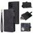Mobigear Zipper iPhone 12 Pro Max Hülle Klapphülle Geldbörse - Schwarz