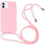 Mobigear Lanyard iPhone 16 Silikon Handykette - Pink