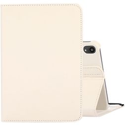 Mobigear DuoStand iPad Mini 7 (2024) Hülle Drehbare Klapphülle - Weiß