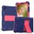 Mobigear ShieldStand Samsung Galaxy Tab A7 Lite Hülle Kunststoff,Silikon Backcover + Ständer - Blau / Pink