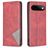 Mobigear Rhombus Slim Google Pixel 11 Pro Hülle Klapphülle - Rot