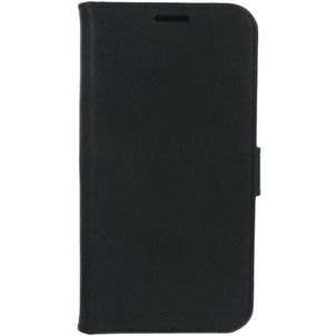 Valenta Classic iPhone 12 Mini Hülle Echtes Leder Klapphülle Geldbörse - Schwarz
