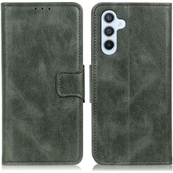 Mobigear Classy Samsung Galaxy A54 Klapphülle Portemonnaie - Grün