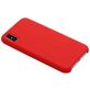 Mobigear Rubber Touch iPhone XS Max Silikon Hülle Backcover - Rot